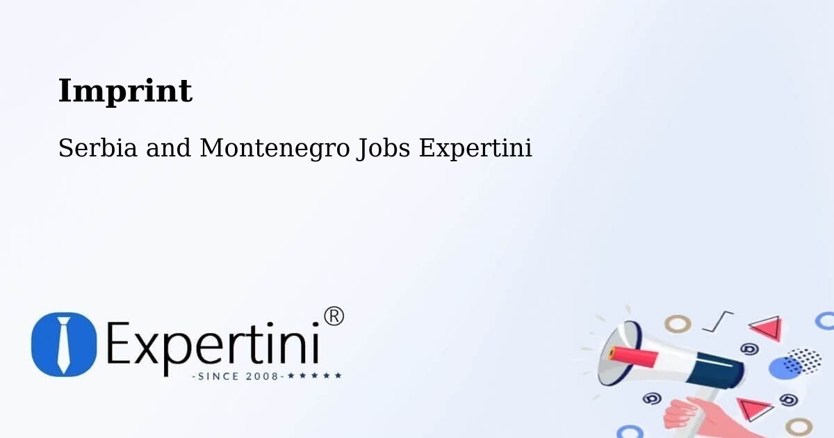 Imprint – Binbrook - Serbia and Montenegro Jobs Expertini
